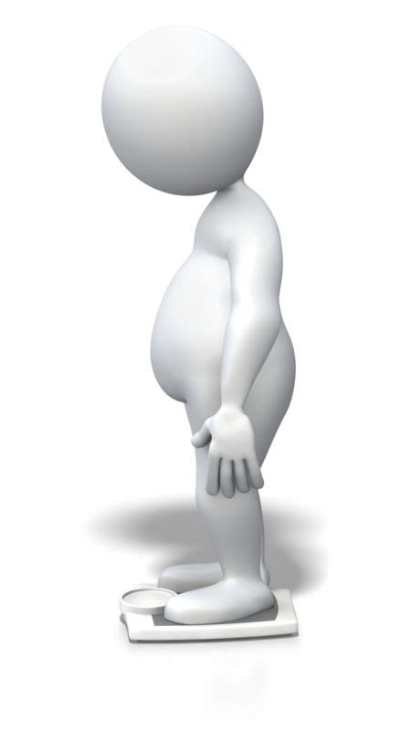 Stick Figure Overweight Scale Great Powerpoint Clipart For