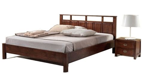 Divanetto ai piedi del letto. Letto stile etnico con spalliera teak Etnico Outlet mobili ...