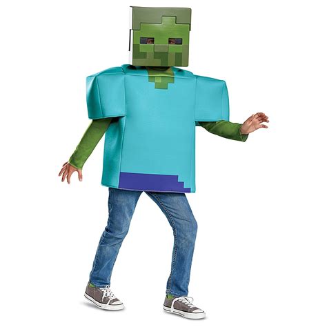 Minecraft Zombie Classic Costume Disguise Item Minecraft Merch