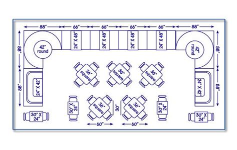 10 Restaurant Booth Seating Layout