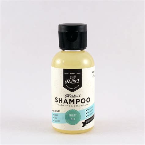 Minty Mix Organic Shampoo Trial Size Henna Color Lab