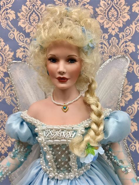 Blu Fairy Patricia Rose Porcelain Doll Franklin Mint Pinocchio