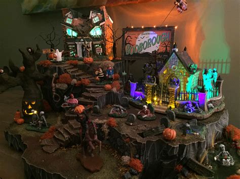 Halloween Spooky Town Village Display Hot Wire Foam Factory
