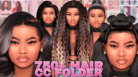 Pin By Shamiya Cross On Folder In 2021 Sims 4 Black Hair