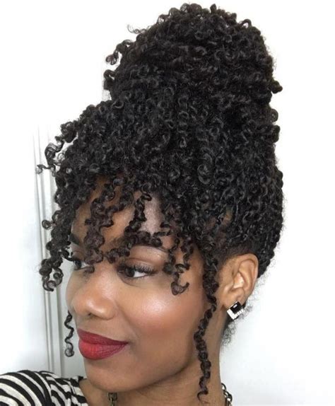 79 Stylish And Chic Updo Hairstyles For Natural Kinky Hair For New Style Stunning And Glamour