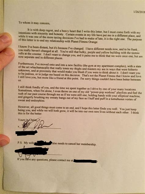 7+ free sample of insurance cancellation letter template with their writing tips, format & example are available here in this article in pdf & word doc. Gym Cancellation Letters for Various Situations  dental insurance appeal gym membership cancellation letter examples daily roabox gym membership contract template fresh gym membership, source:pinterest.com letter contract non renewal contract termination letter, source:rfarmanalyzer.adtddns.asia shito ryu. Planet Fitness Wouldn't Let Me Cancel Over The Phone, And ...
