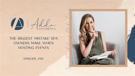 the biggest mistake spa owners make when hosting events youtube