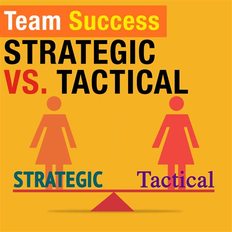 Strategic Vs Tactical Your Team Success