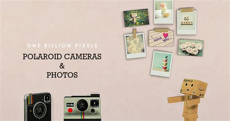 Polaroid Cameras Photos Wall Decor Clutter One Billion Pixels