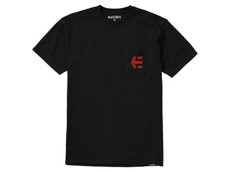 Etnies Icon Pocket T Shirt Black Kunstform Bmx Shop And Mailorder