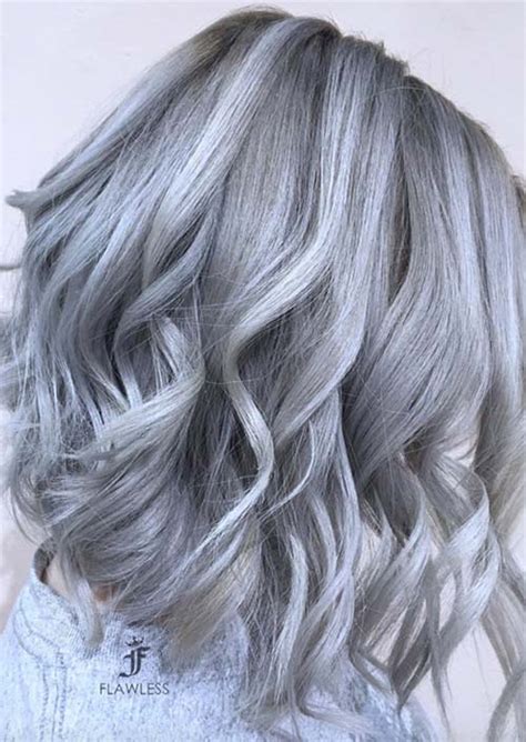 Silver Hair Trend 51 Cool Grey Hair Colors And Tips For