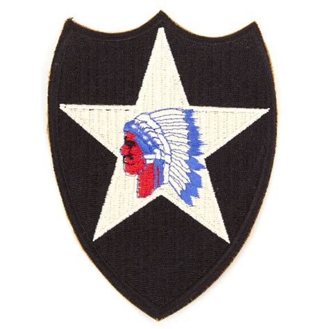 Us Wwii 2nd Infantry Division Shoulder Patch