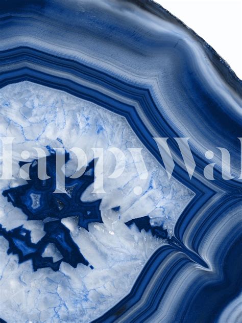 Blue Agate Chic 2a Wallpaper Happywall