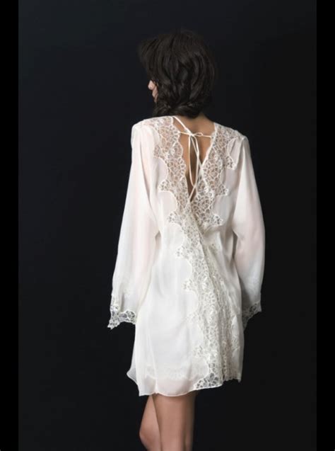Liliana Casanova French Nightwear Designer Nightwear Silk Lace