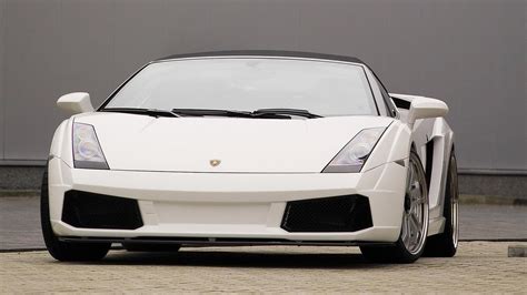 White Lamborghini Gallardo Hd Desktop Wallpaper Widescreen High