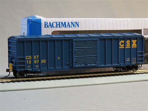 Bachmann Ho Scale Csx 50 Outside Braced Boxcar W Fred 129782 Box