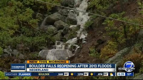 Boulder Falls Trail Reopens After 2013 Floods