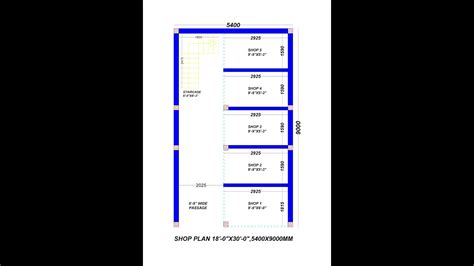 18x30 House Plan Shop Ke Sath18x30 House Design 18x30 Shop Plan With