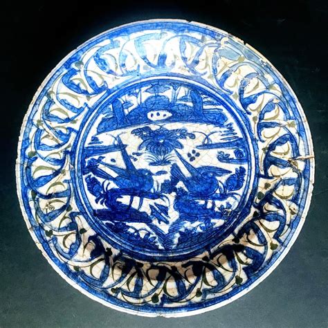 Safavid Ceramic Dish Persian 16th Century Sale Ceramic Dishes