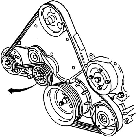 I need serpentine drive belt diagram for 2004 monte carlo with 3.8 3800 engine, not on car. 1999 Chevrolet Monte Carlo Belt Diagram