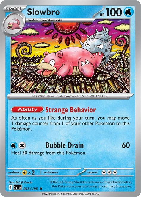 Slowbro Pokémon Myp Cards