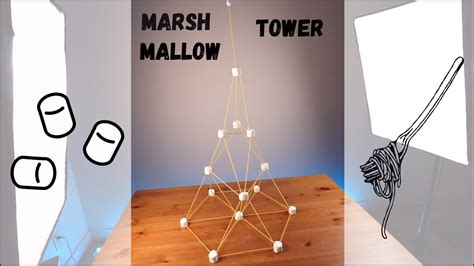 A Marshmallow And Spaghetti Structure Youtube