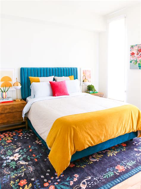 Our Colorful Bedroom Makeover The Crafted Life