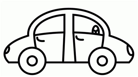 Top 25 truck coloring pages: Kindergarten Coloring Pages Easy Cars - Coloring Home