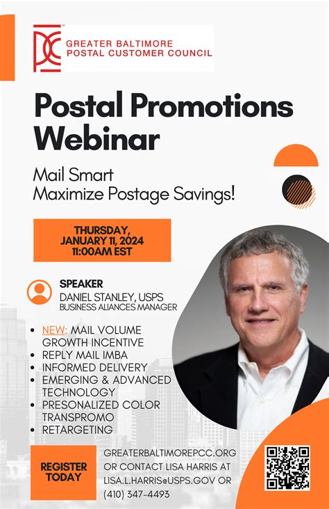 Postal Promotions 2024 WebinarBaltimore Postal Customer Council