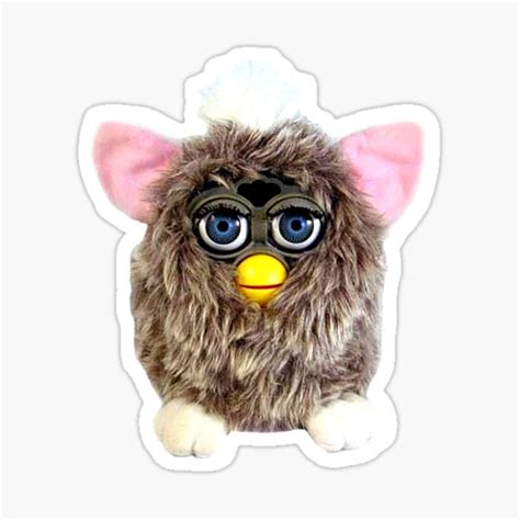 Owl Furby Sticker For Sale By Outsidercorner Redbubble