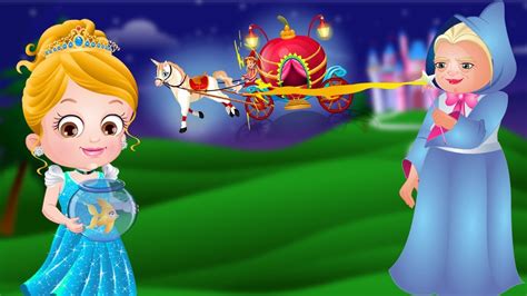 Suddenly, she is blessed with happiness by a fairy godmother, with whose help she attends a royal ball. Cinderella Games for Kids - Baby Hazel Cinderella Story ...