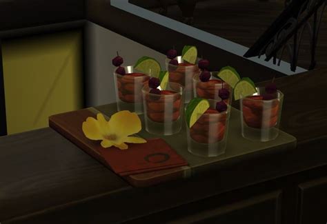 Drink Trays Inspired By Sims Vampires Sims Sims Drinks Tray