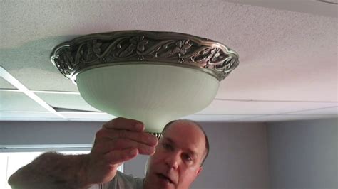 How To Install An Led Ceiling Light And Remove The Old Light Fixture
