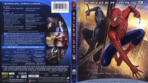 Spider Man 3 Movie Blu Ray Scanned Covers Spider Man 3 Blu Ray