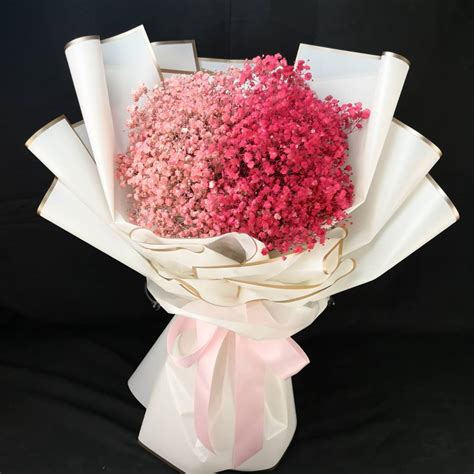 Two Tones Pink Baby Breath Nieldelia Florist In Kl