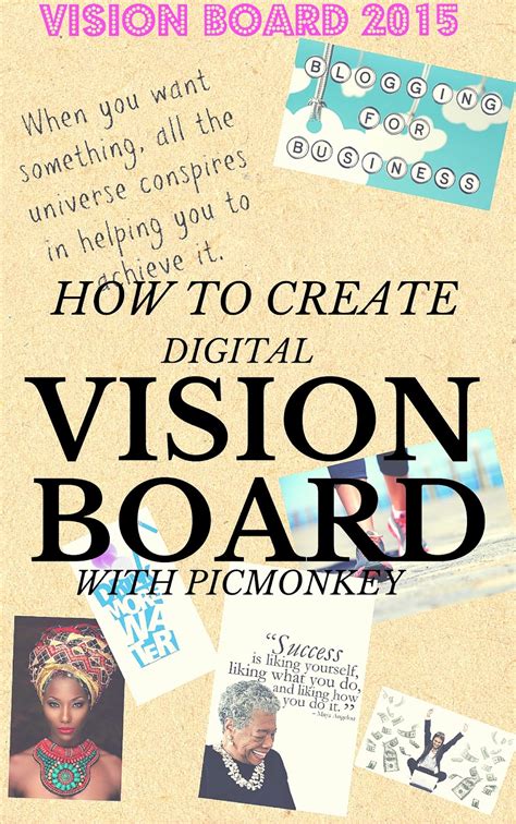 How To Create A Digital Vision Board With Picmonkey Thriftanista In