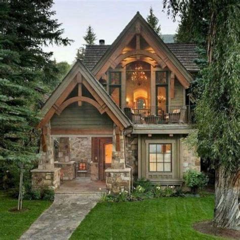 50 Adorable Exterior House Porch Ideas Using Stone Columns Cottage