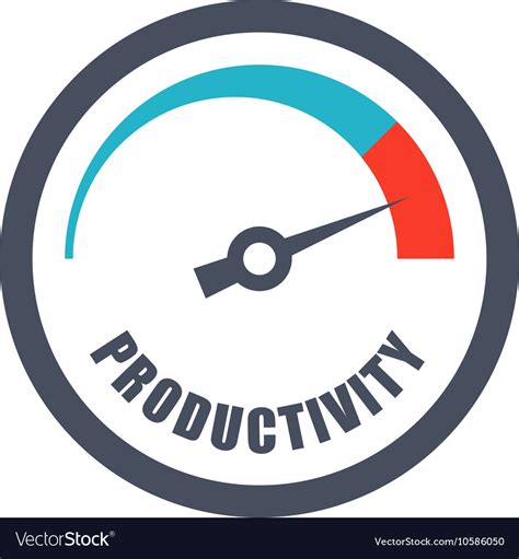 Increase Productivity Concept Royalty Free Vector Image