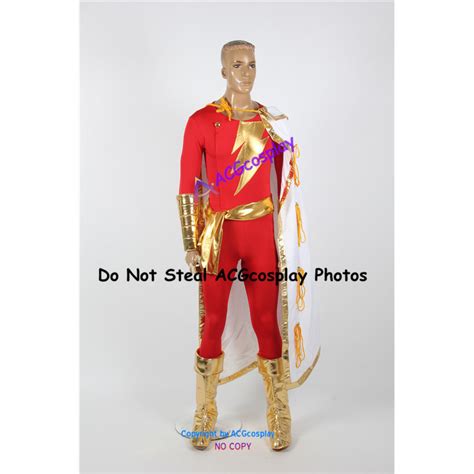 Dc Comics Captain Marvel Cosplay Costume