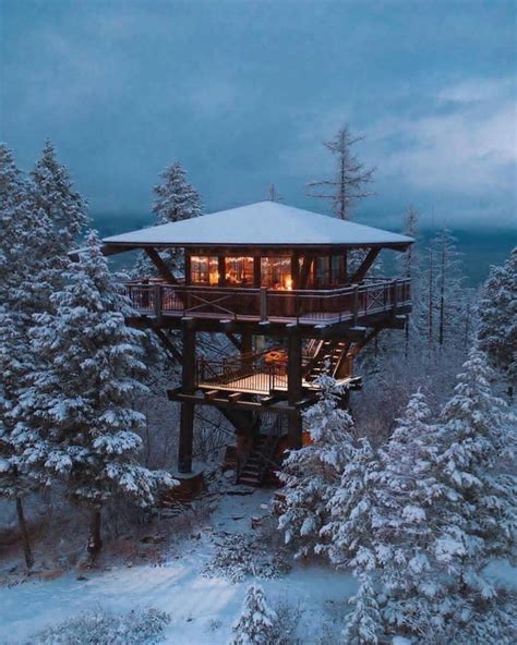 Architecture With The Fire Lookout Tower In 2020 Cabins In The Woods
