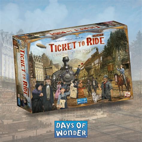 Ticket To Ride Legacy Legends Of The West To Launch This November