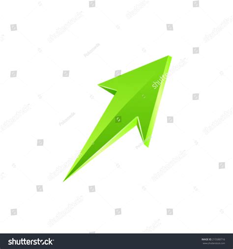 Green Arrow Vector 215588716 Shutterstock