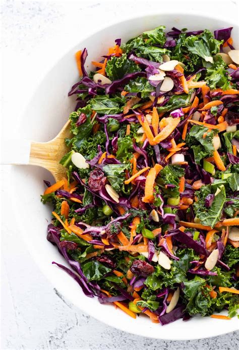 Kale Salad With Cranberries Haute Healthy Living