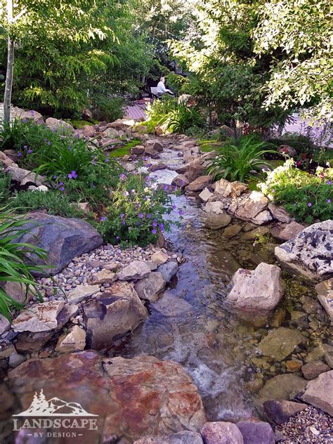 Backyard Stream Designed To Look Like Nature Built It Backyard
