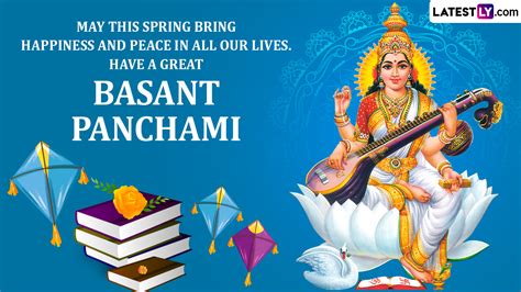Happy Saraswati Puja 2023 Wishes And Basant Panchami Images Send Vasant