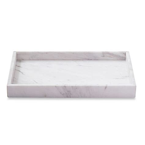 Robely sotto 2 tier vanity tray in satin from bed bath beyond real simple. Camarillo Marble Vanity Tray - www.BedBathandBeyond.com