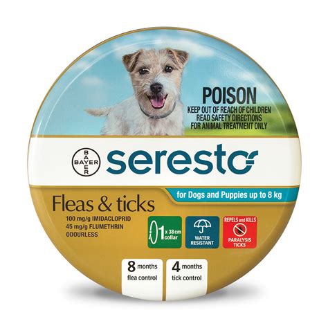 Buy Seresto Flea And Tick Collar For Dogs Under 8 Kg Blue Online