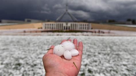 Huge Hailstones Cause Chaos In Australian Cities Bbc News