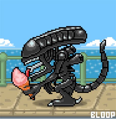 16 Bit Aliens  Find And Share On Giphy