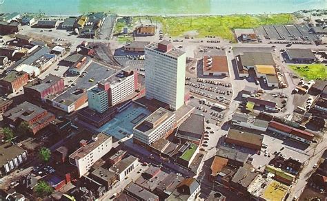Aerial Shot Of Moncton Mid 1970s Moncton City Aerial